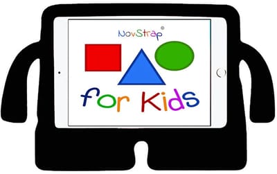 Tablethoes Geschikt voor: iPad 9e generatie (2021) 10.2 inch / 8e generatie (2020) 10.2 inch / 7e generatie (2019) 10.2 inch inch Kids Proof Cover Kinderhoes Hoes voor Kinderen - zwart