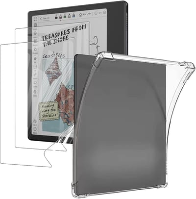 Dailygoods- Beschermhoes Schokbestendig - TPU - Flexibele Displaybeschermfolie - Zachte Siliconen - Transparant - 17,8 cm (7 inch) - Tablethoes