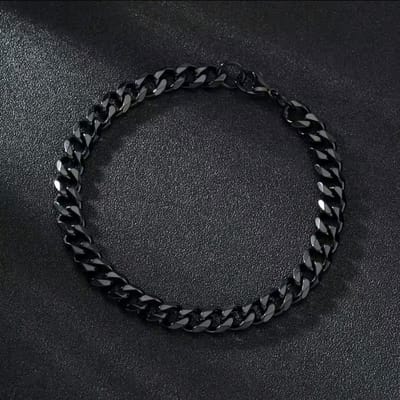 Stoere Zwarte RVS Armband – 5mm – Smartkabel.nl - Tijdloos