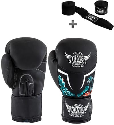 Joya Dames Kickbokshandschoenen - 14 oz – Tropical – Nauwsluitende Pasvorm – Optimale Schokabsorptie – Boksen & Kickboksen – Inclusief Bandage – Joya Fight Gear