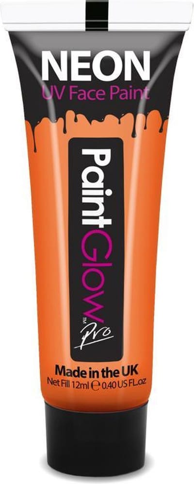 Paintglow UV verf glow in the dark - oranje