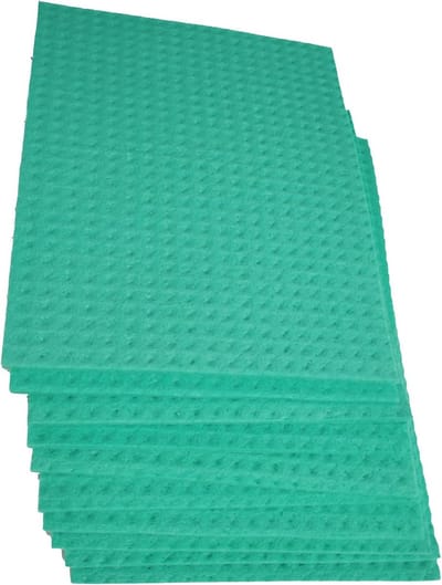 Vaatdoeken Set - Sponsdoeken Keuken - Huishoudelijk Gebruik - Zeer Absorberend - 10 Stuks - Groen