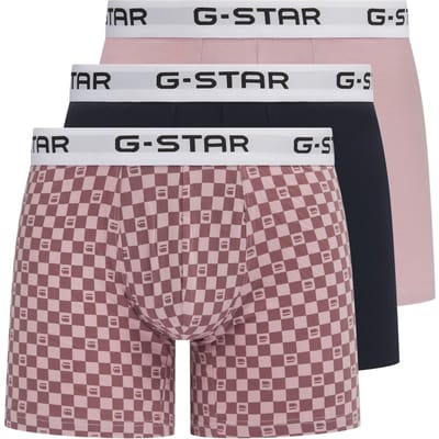 G-Star Underwear Ember 3 Pack Mixed Trunks Burnished/aop/navy Taglia: S | Biancheria intima Outlet | Uomo | Blu