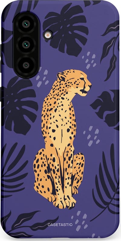 Casetastic Hoesje Geschikt voor Samsung A56 / A36 - Stijlvolle Beschermende Duo-layer Case - Cheetah elegantie
