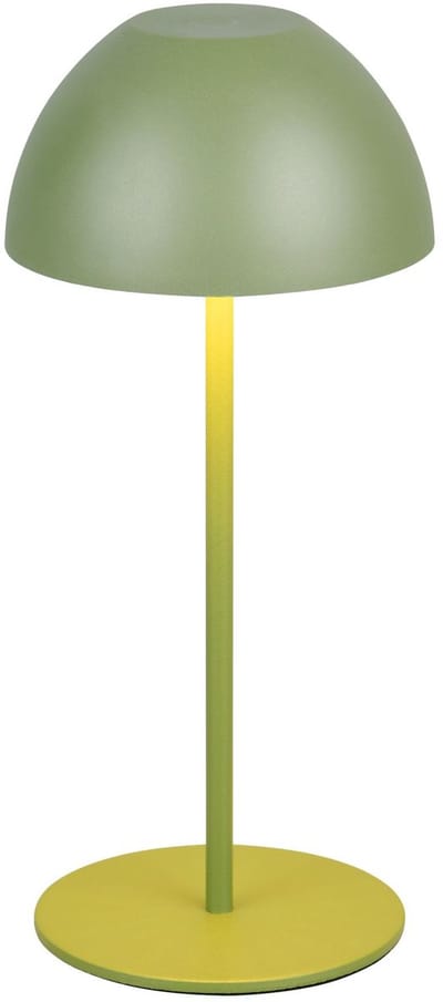 REALITY ORTIZ - Tafellamp - Groen - incl. 1x SMD 2 W - AAN/UIT touch - Sensor dimmer - USB-aansluiting - Geheugenfunctie - Oplaadbaar - Snoerloos - Buitenlamp- IP44