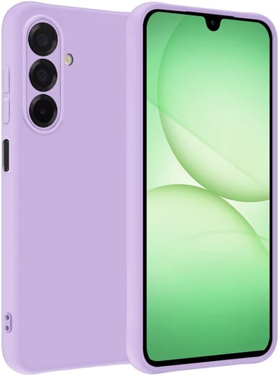 Hoesje Geschikt voor Samsung Galaxy A17 - Sterk & Shockproof - Hoes Cover - Siliconen Case - Lila