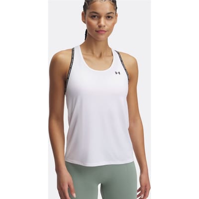 Under Armour Tech Knockout Tanktop Dames-Wit