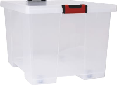 Power Tower CLIPSTOCK krat 75 L met deksel en clipsluiting en 2 wielen