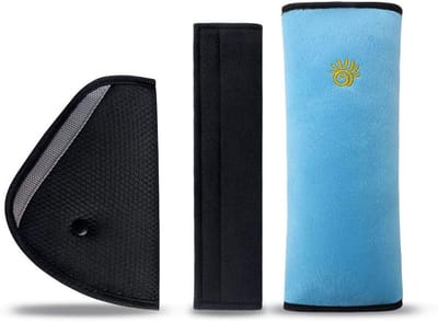 Zachte Autogordel Kussen met Versteller voor Kinderen en Volwassenen - 3 Stuks Comfortabele Schouderpads voor Veiligheid en Comfort in de Auto