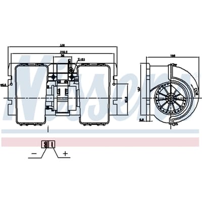 Interieurventilatie NISSENS 87790