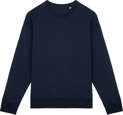 Native Spirit Ecologische oversized uniseks sweater met ronde hals NS440 - Navy Blue - 3XL