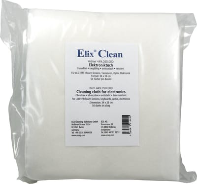 Elix stofdoeken - 34x33cm - elektrostatisch - pak 50 stuks - EL-449050