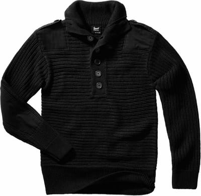 Brandit - Alpin Gebreide trui - 3XL - Zwart