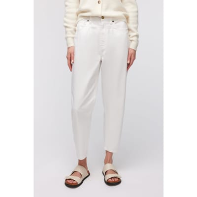 Knitted Dawn Pants White Maat: XS | Straight Jeans Outlet | Dames | Wit
