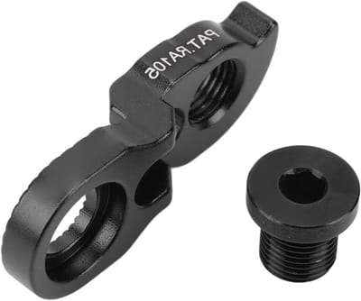Oogverlenging voor Fiets, Achterhaak Extensie voor Fietsframe, Geschikt voor 40T 42T 46T 50T 52T Mountainbike (Zwart)