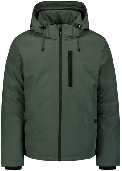 No Excess Jacket Short Fit Hooded Padded Dark Steel Größe: XXL | Winterjacken Outlet | Herren