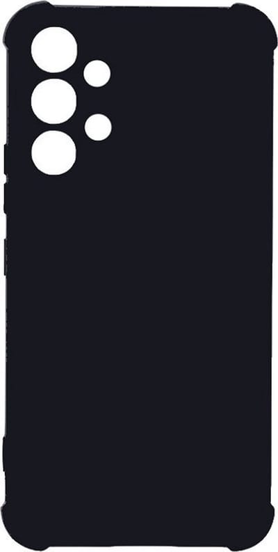 Shockproof Flexibele achterkant Silicone hoesje zwart Geschikt voor: Samsung Galaxy A23