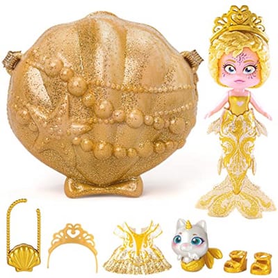 Zeemeerminpop met Schelptas en Accessoires - Speelgoed voor Creatieve Kinderen