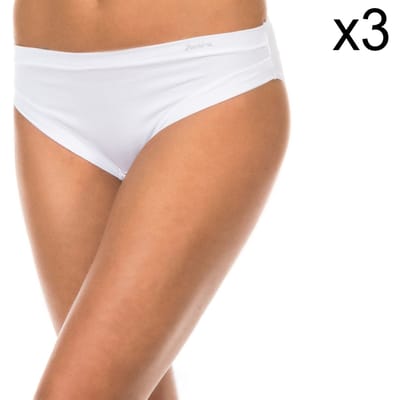 Pack-3 Slip met mid taille en binnenvoering 1031184 dames