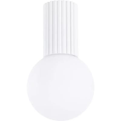 Sollux Lighting Hanglamp Halo - G9 - wit - aluminium/glas - 12x12x21cm