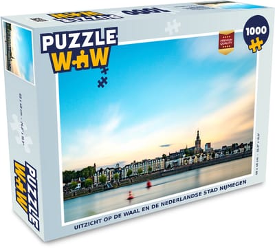 Puzzel Waal - Nijmegen - Nederland - Legpuzzel - Puzzel 1000 stukjes volwassenen