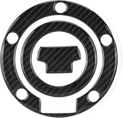 3D Carbon Fiber Tank Pad Bescherming voor Motorfiets Brandstoftank, Gel Fuel Cap Stickers en Beschermfolie