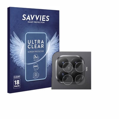 Savvies - Screenprotector voor Xiaomi 15T Pro (ALLEEN Camera Lens) - Folie Beschermfolie transparant 18 Stuks