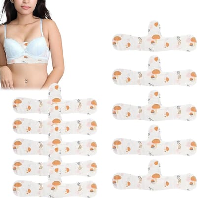 Zweetpads Onder BH - Beschermingsinzetstukken Absorberend - Actieve Bezigheden - Snel Absorberend - 10 Stuks - Wit