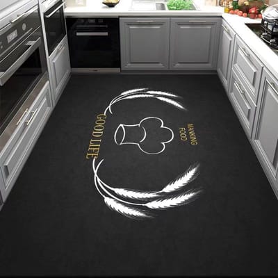 PVC Keuken Dikke Matten Waterdicht Huisdecoratie Vloerkleed Groot Anti-vet Voetmat Antislip Tapijt Moderne Woonkamer Tapijten 80*120cm