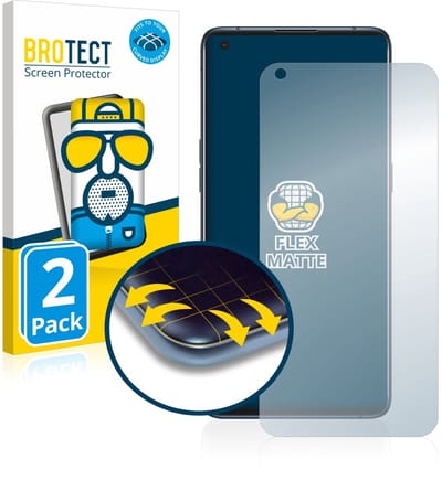 BROTECT - Screenprotector voor Oppo Find X3 Pro - Folie Beschermfolie matte volledig dekking 2 Stuks