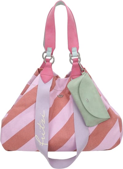 Fritzi aus Preußen Schoudertas Ice Canvas Izzy Bag Cherry Kiss Veelkleurig