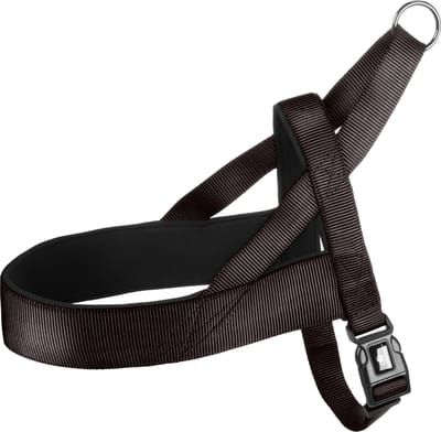 Flamingo Abbi Noors - Harnas Honden - Noors Harnas Abbi Zwart Xl 65-80cm 25mm - 1st - 132846 - 1st