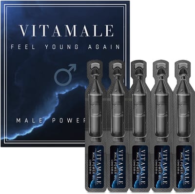Vitamale - Erectie Gel - Erectie Gel voor mannen - 5 Sachets - #1 Erectie Gel in Nederland en Belgie - Discreet geleverd - #SPRING PROMO