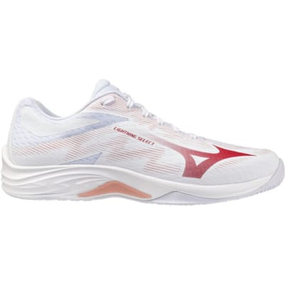 Mizuno Dames LIGHTNING SELECT Volleybalschoenen V1GC267073 White Rose Elegance Lava Falls