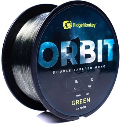 Ridgemonkey Orbit Double 300 M Taps Toelopende Onderlijn Transparant 0.330-0.600 mm