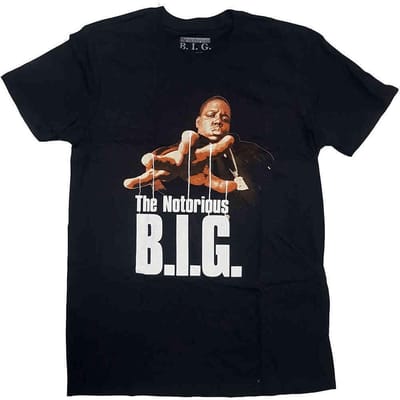 Biggie Smalls - Reachstrings Heren T-shirt - M - Zwart