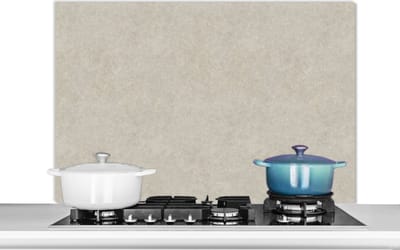 Spatscherm keuken 100x65 cm - Kookplaat achterwand Steen - Beton print - Patronen - Muurbeschermer - Spatwand fornuis - Hoogwaardig aluminium