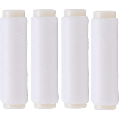 4 stuks 100/200m Onzichtbare Nylon Vissen Elastiek Lijn Hoge Elasticiteit VisaccessoiresNummer 5 white