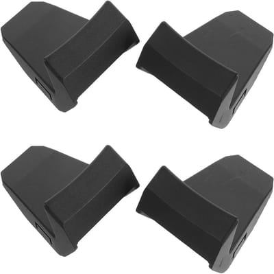 Bandenwisselaar Beschermhoezen - Velgbeschermers - Bandenonderhoud - Slijtvast Plastic - 6.50X4.80X3.80CM - Zwart