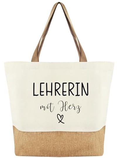 Jute Tas voor Vrouwen - Duurzame Stoffen Boodschappentas - Perfect Cadeau voor Vriendinnen en Verjaardagen
