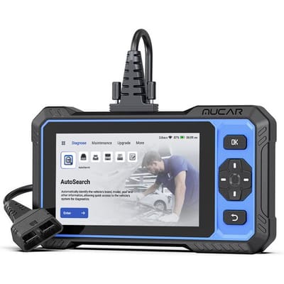 MUCAR MU64SYS 632 Autodiagnosetool Bidirectionele OBD2-scanner met AI-intelligente diagnose, 15 service-resetfuncties, CAN FD & FCA AutoAuth,