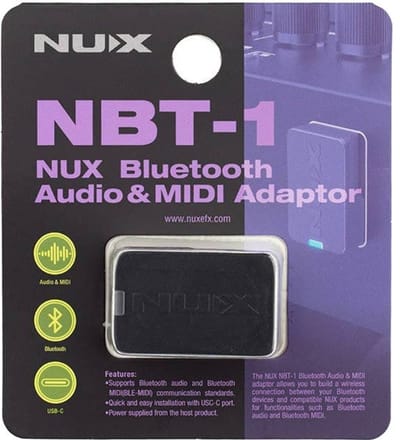 NUX NBT-1 USB-C bluetooth audio & MIDI dongle
