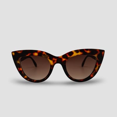 Montuurtjevoorjou - Cat Brown - Zonnebril - Dames zonnebril - Cat Eye - Bruin