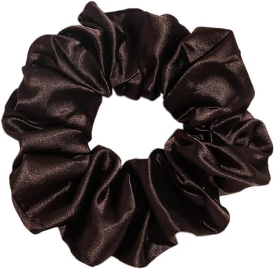 Set van 3 Eenvoudige Scrunchies voor Dames, Rekbare Haarbanden, Zachte Haaraccessoires in Bruin, Perfect voor Vrouwen en Meisjes, Ideaal voor Elke Gelegenheid