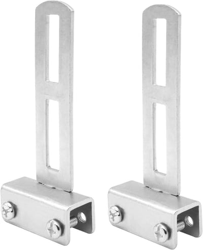 Magnetische Eindschakelaar Houder - Poort Stopper Hardware - Schuifpoort Beveiligen - Automatische Gate Component - 2 Stuks - Zilver