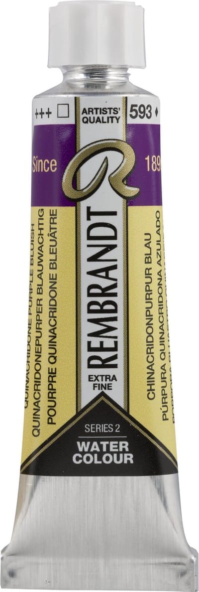 Rembrandt Aquarelverf Tube 10 ml Quinacridonepurper Blauwachtig 593