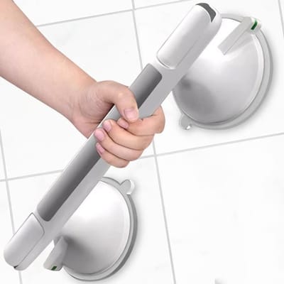 Douchegreep met zuignap, muurbeugel met zuignap (voor badkamer/toilet), handgreep met zuignap voor kinderen en ouderen.