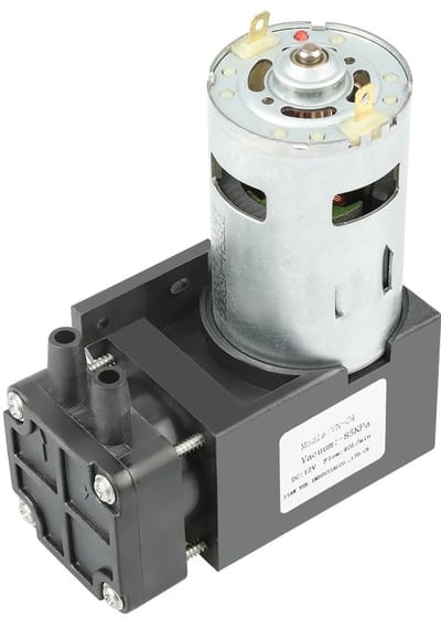 Shopcentral - Mini Oil Free Vacuum Pump - Micro Vacuum Pomp - Compact en krachtig - 12 Volt - Ideaal voor vacuümverpakkingen - Voor medische toepassingen