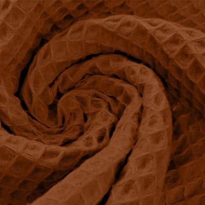 BINK Bedding Stof Katoen Wafel Caramel per meter