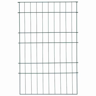 vidaXL - Vijverhekset - 8 - st - 50 - x - 80 - cm - Staal - Groen